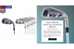 AGXGOLF ALL GRAPHITE LADIES EDITION ONE SWING SAME LENGTH IRONS SET 4, 5, 6, 7, 8 & 9 + PITCHING WEDGE; LEFT OR RIGHT HAND LADIES FLEX, CHOICE of FINISHED LENGTH, BUILT in USA!! SEE OPTIONS